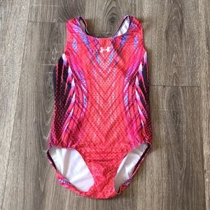 Girls Under Armour gymnastics Leotard